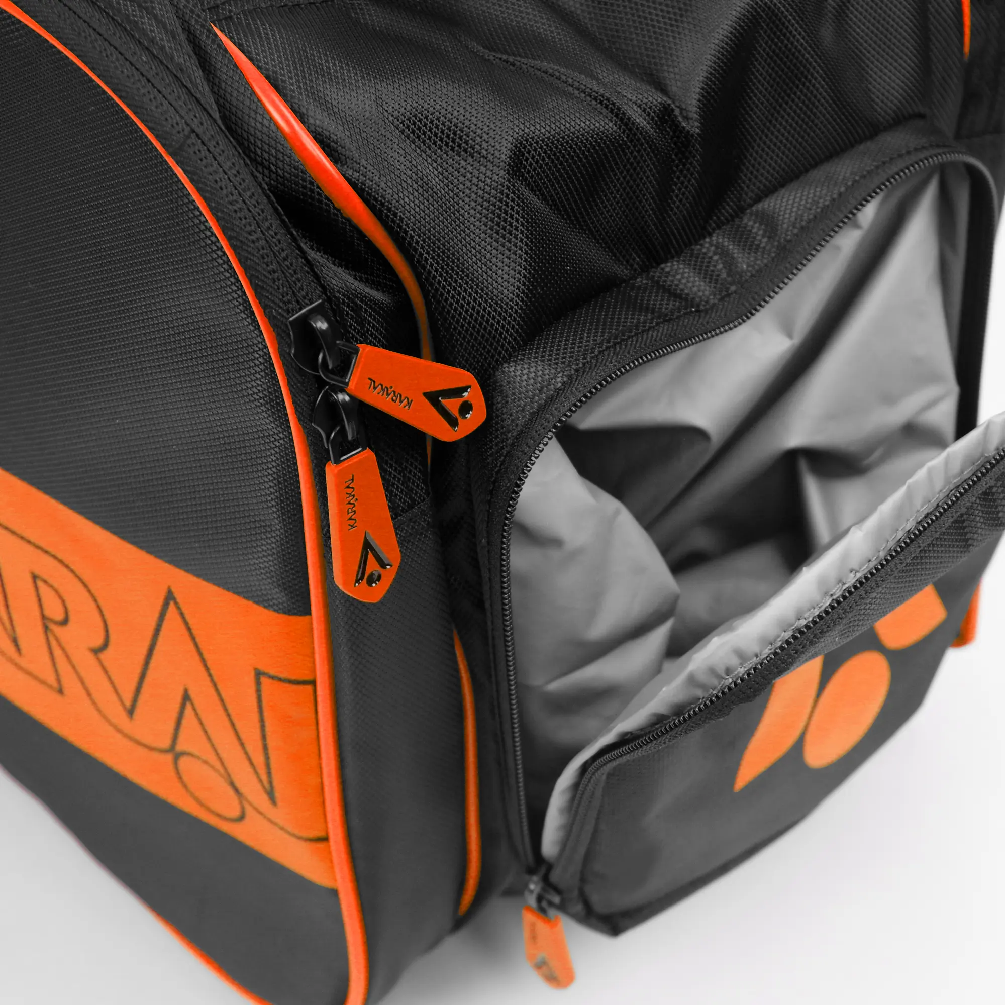 Karakal Pro Tour Fifty 2.2 Short Racket Bag Orange - Image 9