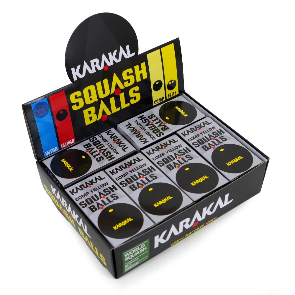 Karakal Yellow Dot Squash Balls - Image 3